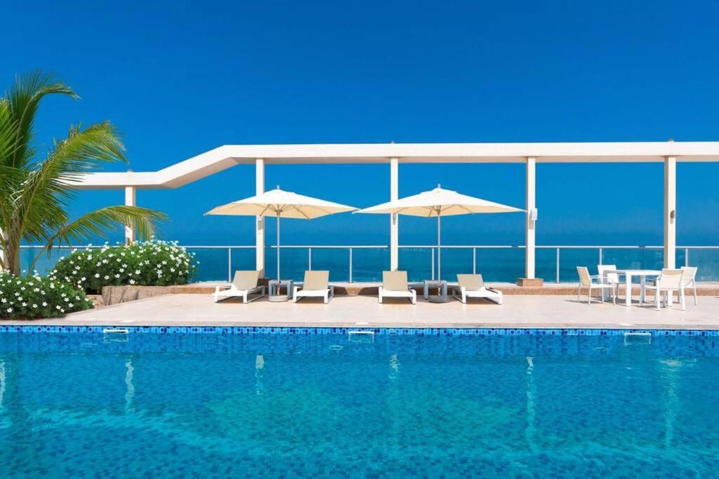 Ocean Whisper Ultra Luxe 1 Bedroom Apartment With A Private Beach - Al Marjan Island Ras el Kaïmah Extérieur photo
